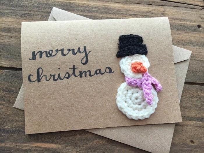 Χριστουγεννιάτικες κάρτες Tinker μόνοι σας diy ιδέες φυσικά υλικά
