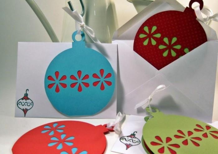 Φτιάξτε χριστουγεννιάτικες κάρτες μόνοι σας stencil ιδέες