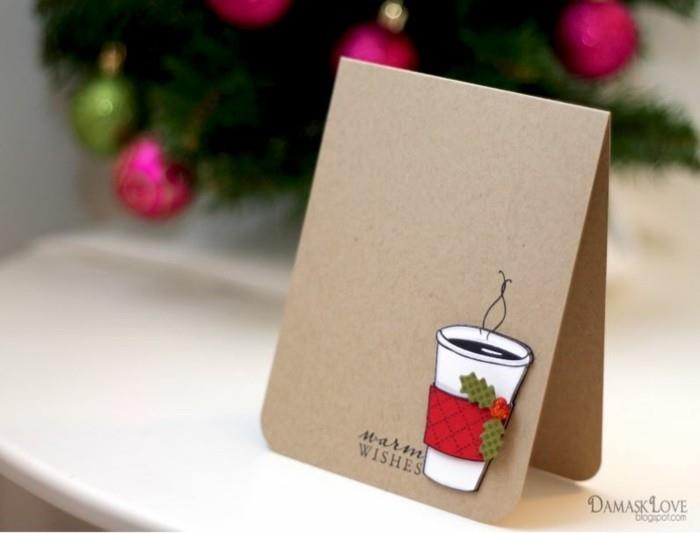 Χριστουγεννιάτικες κάρτες Tinker DIY ιδέες γρήγορης κάρτας