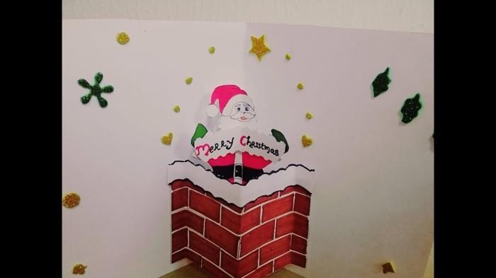 Χριστουγεννιάτικες κάρτες Tinker DIY ιδέες Άγιος Βασίλης