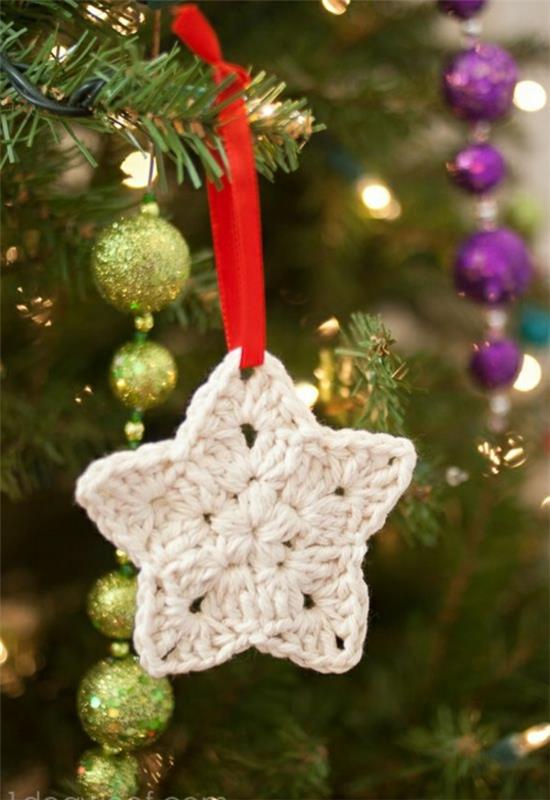 Χριστουγεννιάτικα αστέρια tinker πρότυπα παιδιά λευκό πλέξιμο