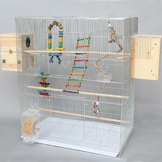 Budgie Playground Cage DIY Bird Toys