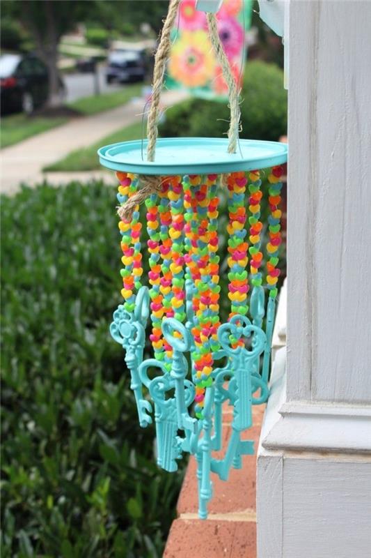 Tinker wind chimes με φυσικά υλικά diy ιδέες κλειδί