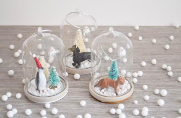 Χειμερινό τοπίο Tinker - Χριστουγεννιάτικες ιδέες, φανταστικά απλές οδηγίες και συμβουλές ζώα χιόνι τοπία σφαίρα