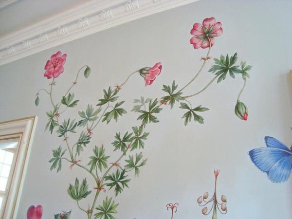 Ιδέες σπιτιών τοίχων για εκπληκτικά λουλούδια διακόσμησης τοίχων