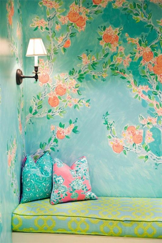 Ιδέες για τοίχους στο σπίτι για καταπληκτική διακόσμηση τοίχων φρέσκα χρώματα