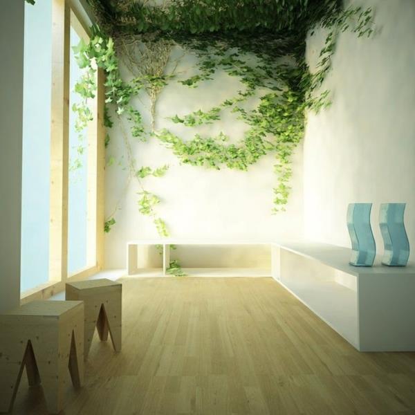 Διακόσμηση τοίχων αναρριχώμενα φυτά