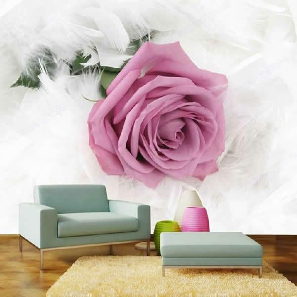 Ιδέες για το σπίτι καταπληκτική διακόσμηση τοίχου τριαντάφυλλο