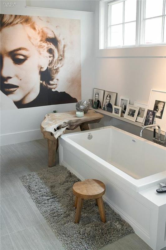 Διακόσμηση σπιτιού διακόσμηση μπάνιου μπανιέρα ιδέες φωτογραφιών τοίχου