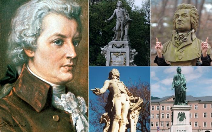 Wolfgang Amadeus Mozart άγαλμα διασημότητα ειδήσεις