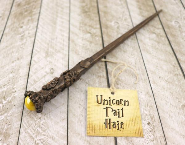 Magic wand tinker with children for Halloween or Mardi Gras - ιδέες και οδηγίες Χάρι Πότερ ραβδί έτοιμο