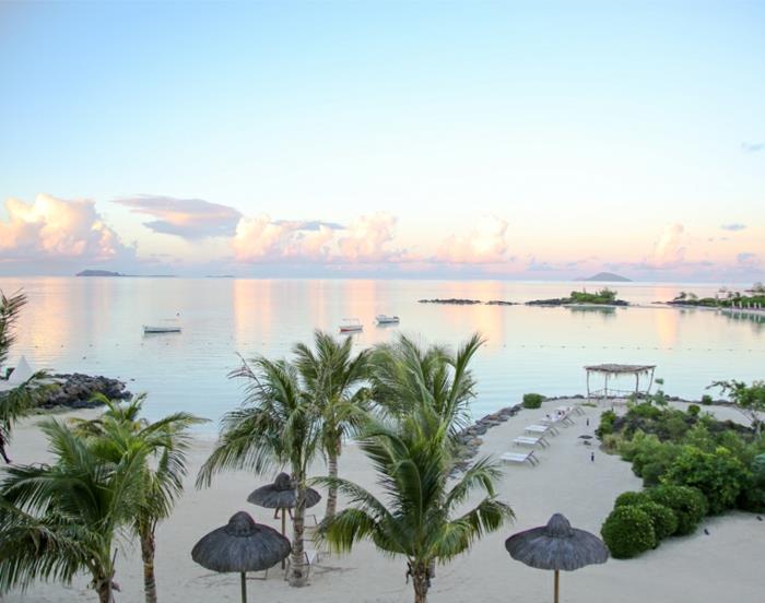 Συμβουλές διακοπών Zilwa Attitude Hotel Mauritius παραλία και φοίνικες