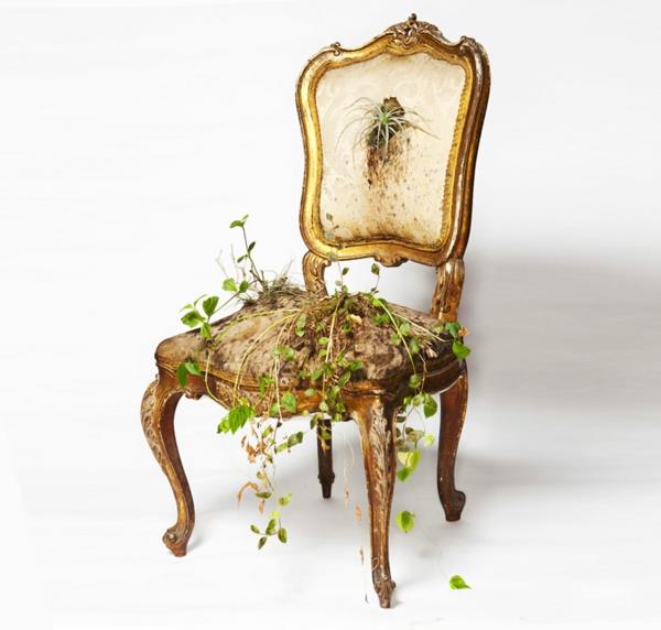 Διατηρήστε φυτεμένη ταπετσαρία καρέκλας