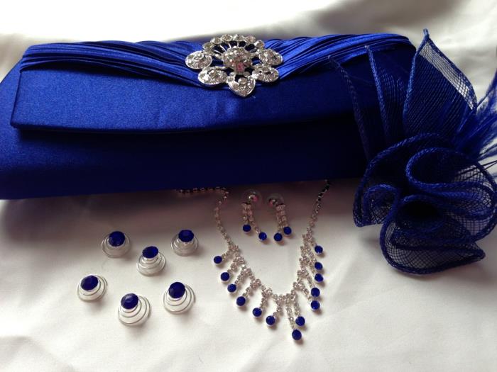 βραδινή γιορτή φόρεμα clutch γυναικεία τσάντα μπλε αξεσουάρ στρας