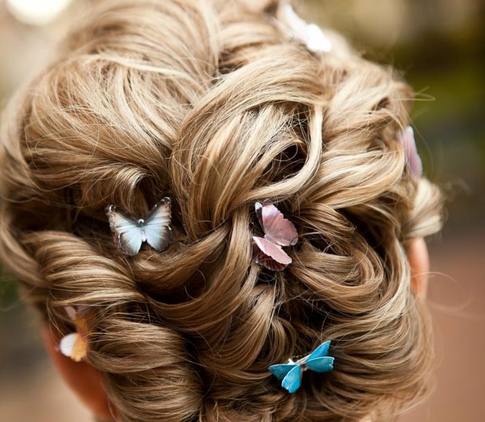 prom prom party updo πεταλούδες