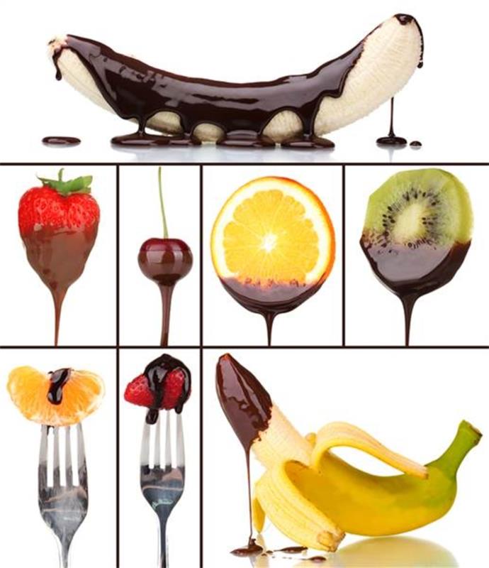 χάστε βάρος με σοκολάτα φρούτα σοκολάτας