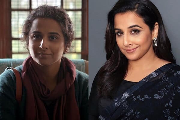 Įžymybių nuotraukos be makiažo Vidya Balan