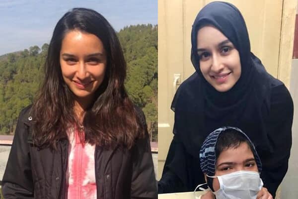 Shraddha Kapoor'da makyajsız ünlü kadın