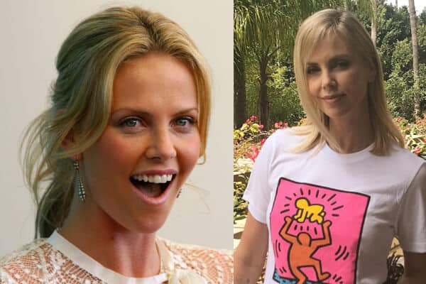 Makyajsız ünlü kadınlar Charlize Theron