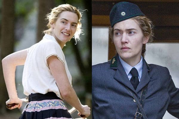 Gražios moterys be makiažo Kate Winslet