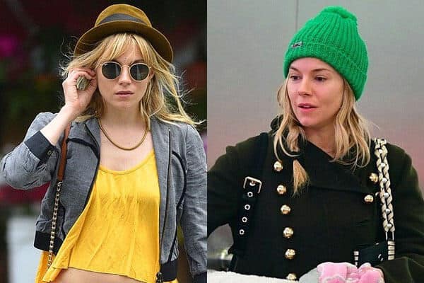 Makyaj yapmayan ünlüler Sienna Miller