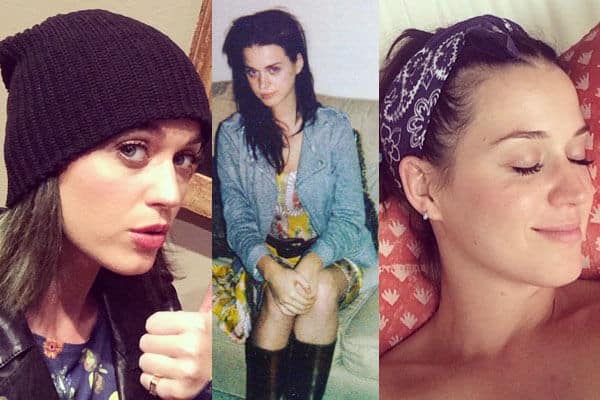 Aktorė prieš ir po makiažo Katy Perry