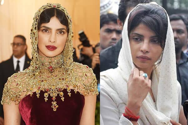 Makyajsız tüm aktris Priyanka Chopra