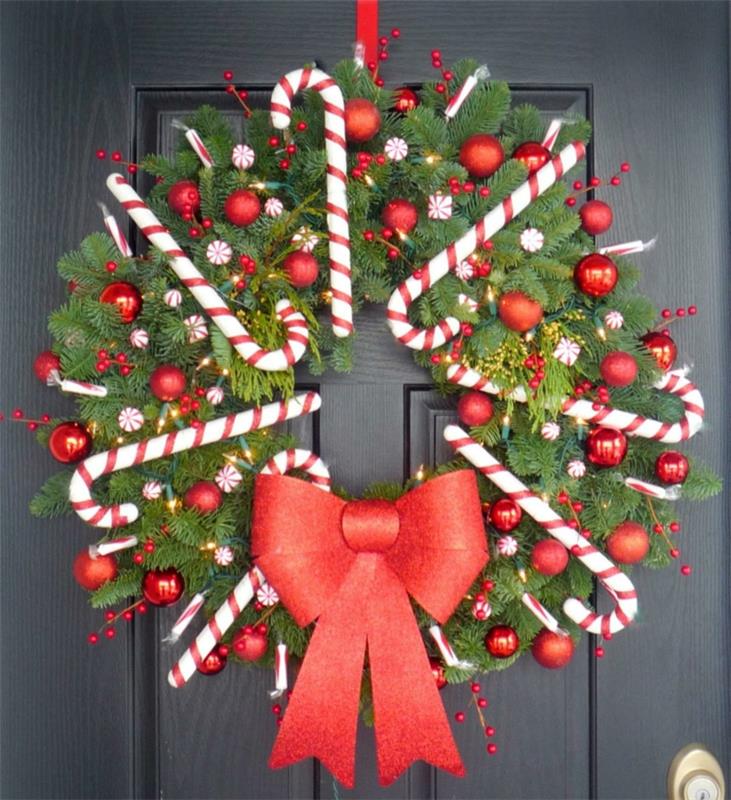 tinker advent στεφάνι μόνη σας diy πόρτα στεφάνι χριστουγεννιάτικες ιδέες διακόσμησης