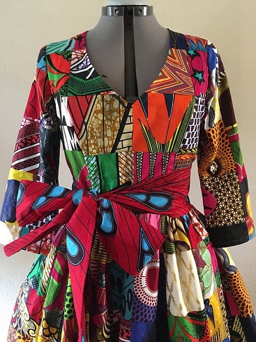 Afrika Patchwork Midi