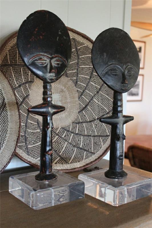 αφρική διακόσμηση ξύλινα αντικείμενα διακόσμησης αφρικανικές φιγούρες