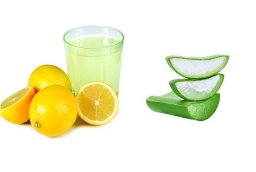 Saç İçin Aloe Veralı Limon Suyu