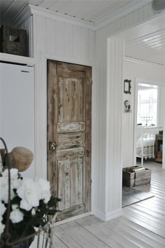 παλιές πόρτες ανακυκλώνουν diy έπιπλα διακοσμητικά είδη vintage