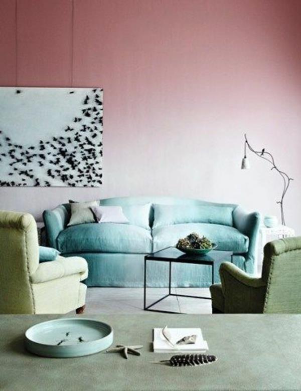 σκούρο ροζ σαλόνι κλασικά vintage παστέλ χρώματα