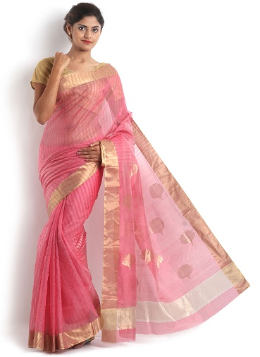 Chanderi Zari Saree