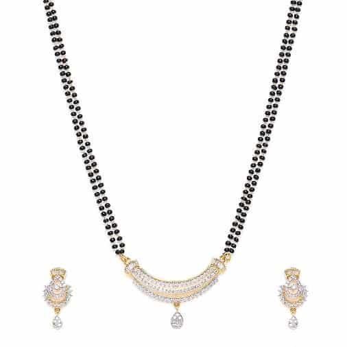 Amerikan Pırlanta Mücevherat Mangalsutra Set