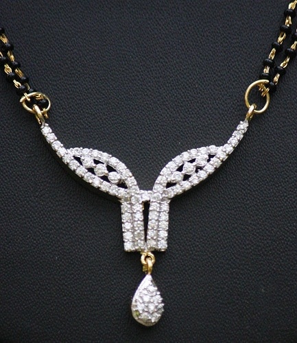 Amerikan Pırlanta Kolye Mangalsutra