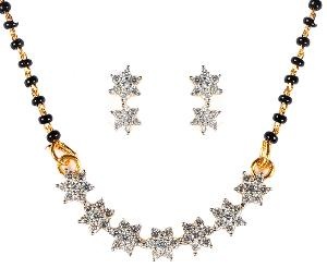 Amerikan Pırlanta Mangalsutra Seti