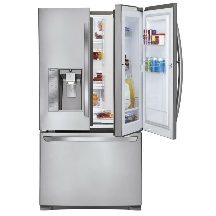 Αμερικάνικα ψυγεία πλάι -πλάι ψυγείο