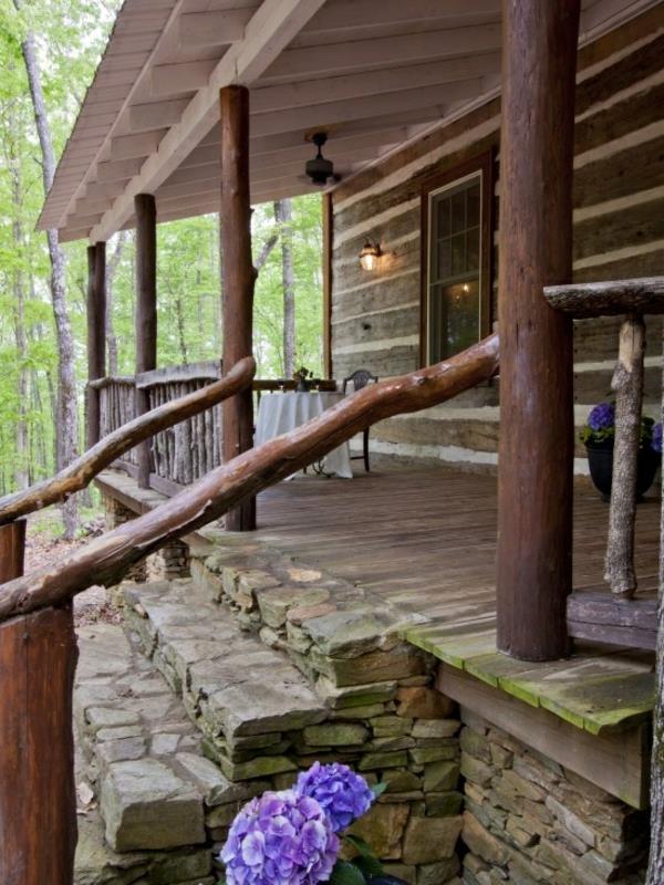 αμερικάνικο ξύλινο σπίτι με βεράντα από ξύλο βεράντα χτίστε ξύλινες σανίδες μόνοι σας