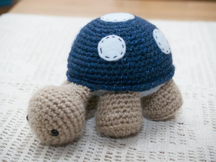 βελονάκι amigurumi χαριτωμένες ιδέες διακόσμησης χελώνας