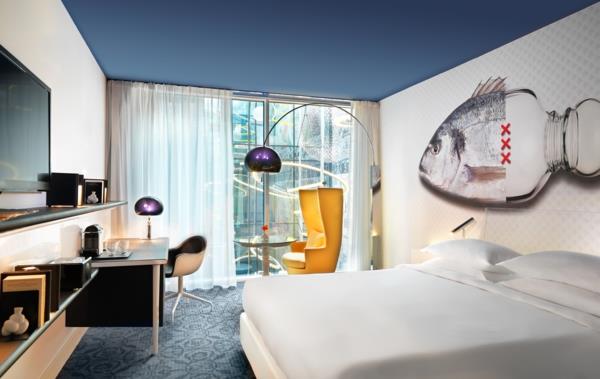 Άμστερνταμ σημεία ενδιαφέροντος andaz έπιπλα σχεδιαστών κρεβατοκάμαρων ξενοδοχείου