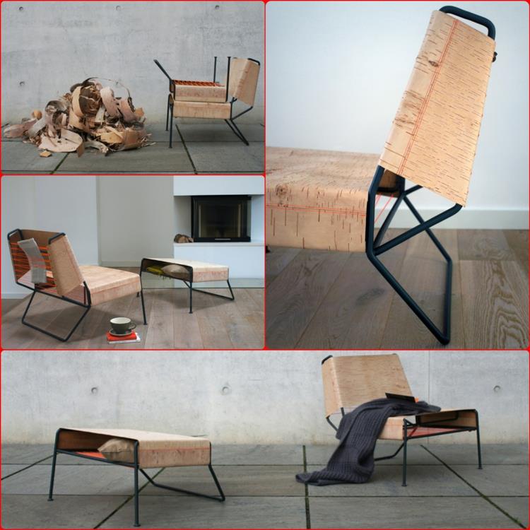 anastasiya koshcheeva χαλαρωτική πολυθρόνα με σκαμπό sibirjak σχεδιάστρια πολυθρόνα