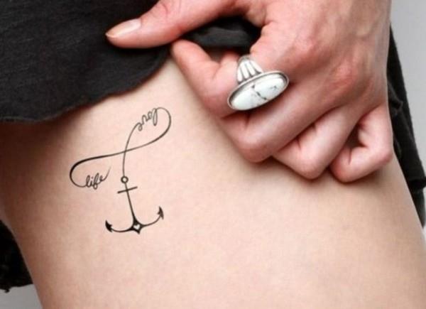 άγκυρα τατουάζ γυναίκες ιδέες μινιμαλιστικό τατουάζ