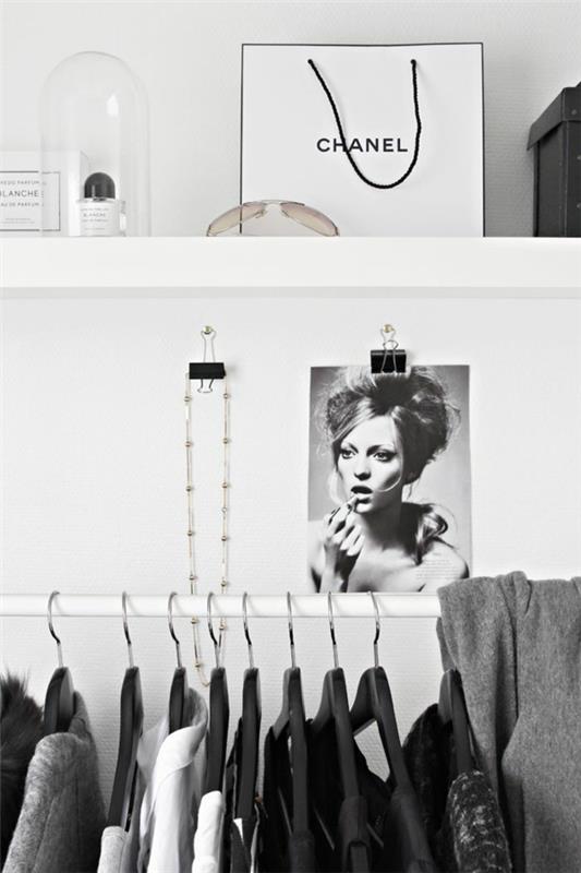 DIY γκαρνταρόμπα DIY επίπλωση παλτό ράφι διακόσμηση τοίχου