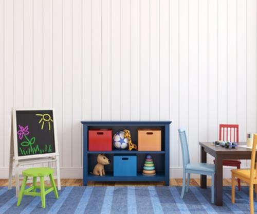 Εσωτερική διακόσμηση παιδότοπο παιδικά πολύχρωμα έπιπλα πρωτότυπες ιδέες διακόσμησης