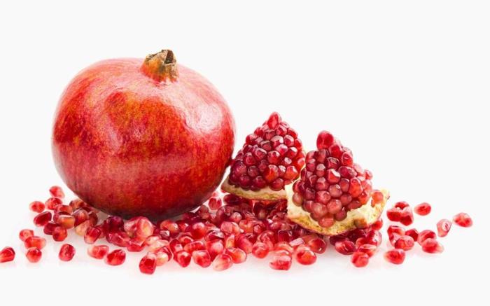 αντιοξειδωτικό ρόδι φρέσκο ​​smoothie