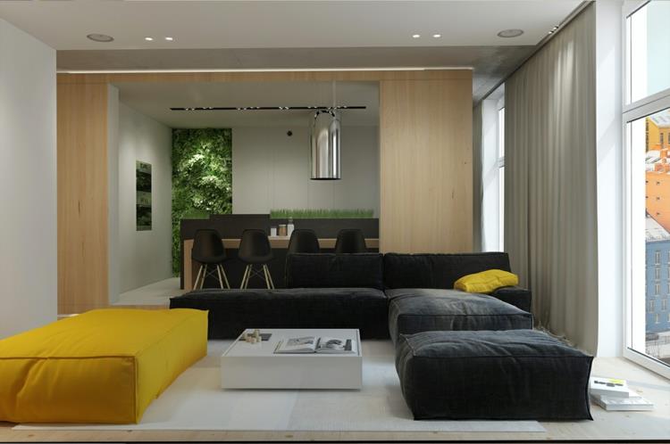 archiplastica σπίτι επιπλωμένο διαμέρισμα σαλόνι σκανδιναβικό σχέδιο