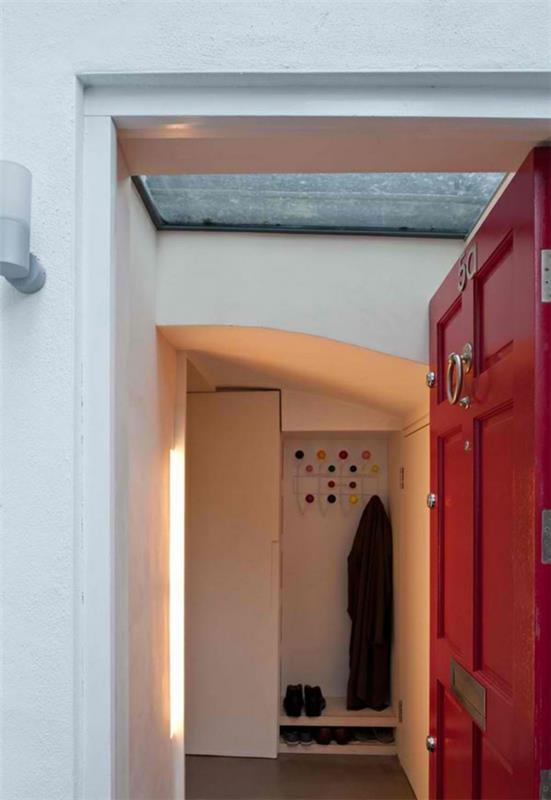αρχιτεκτονικό σπίτι jewelbox london μοντέρνα αρχιτεκτονική σχεδιασμός διαδρόμου εισόδου