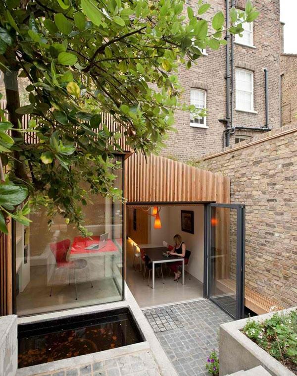 αρχιτεκτονικό σπίτι jewelbox london μοντέρνα αρχιτεκτονική εσωτερική διακόσμηση αυλής