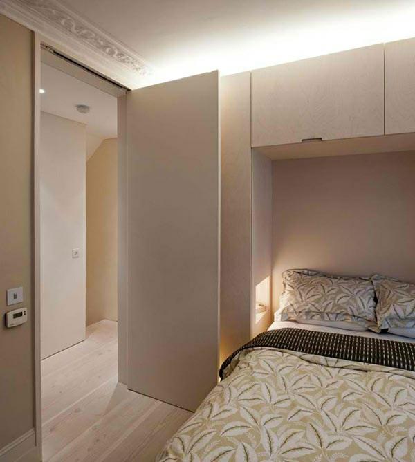 αρχιτεκτονικό σπίτι jewelbox london μοντέρνο εσωτερικό σχέδιο υπνοδωματίου